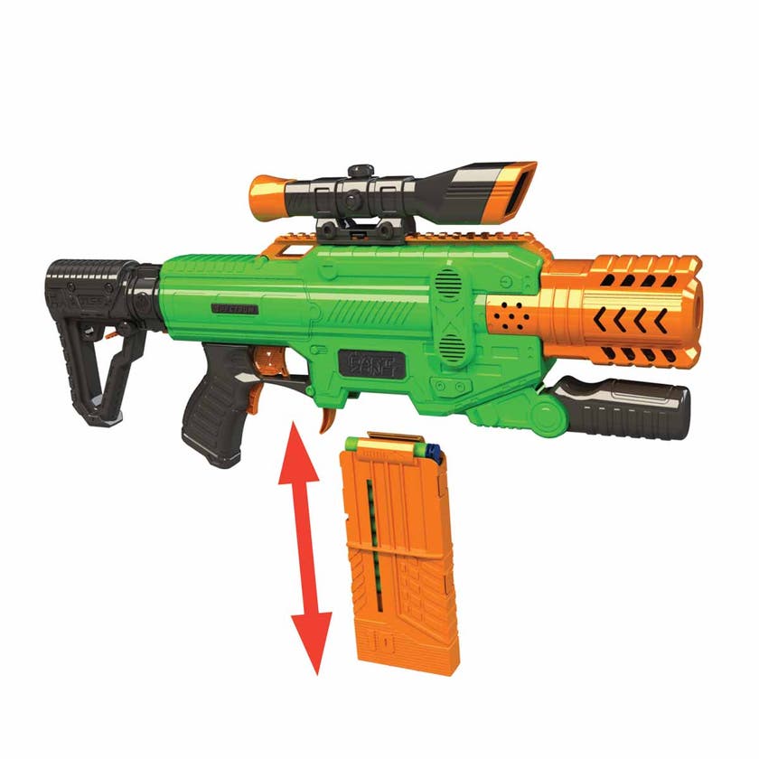 Dart Zone, Spectrum Motorized Clip-Fed Blaster