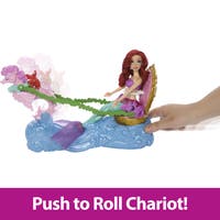 Disney Princess Ariel med vagn och sjöhäst