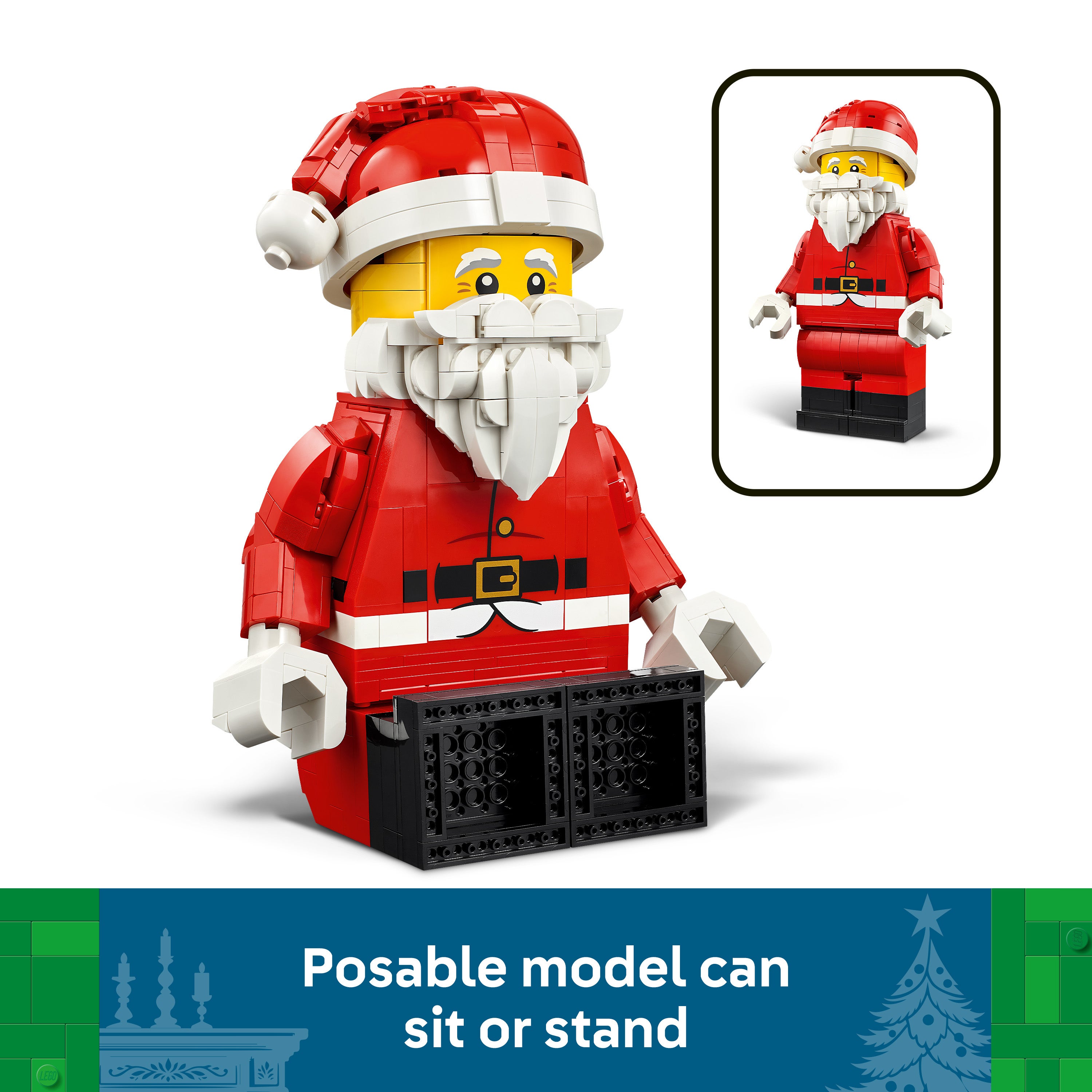 LEGO® Iconic Stor jultomte-minifigur - 40820