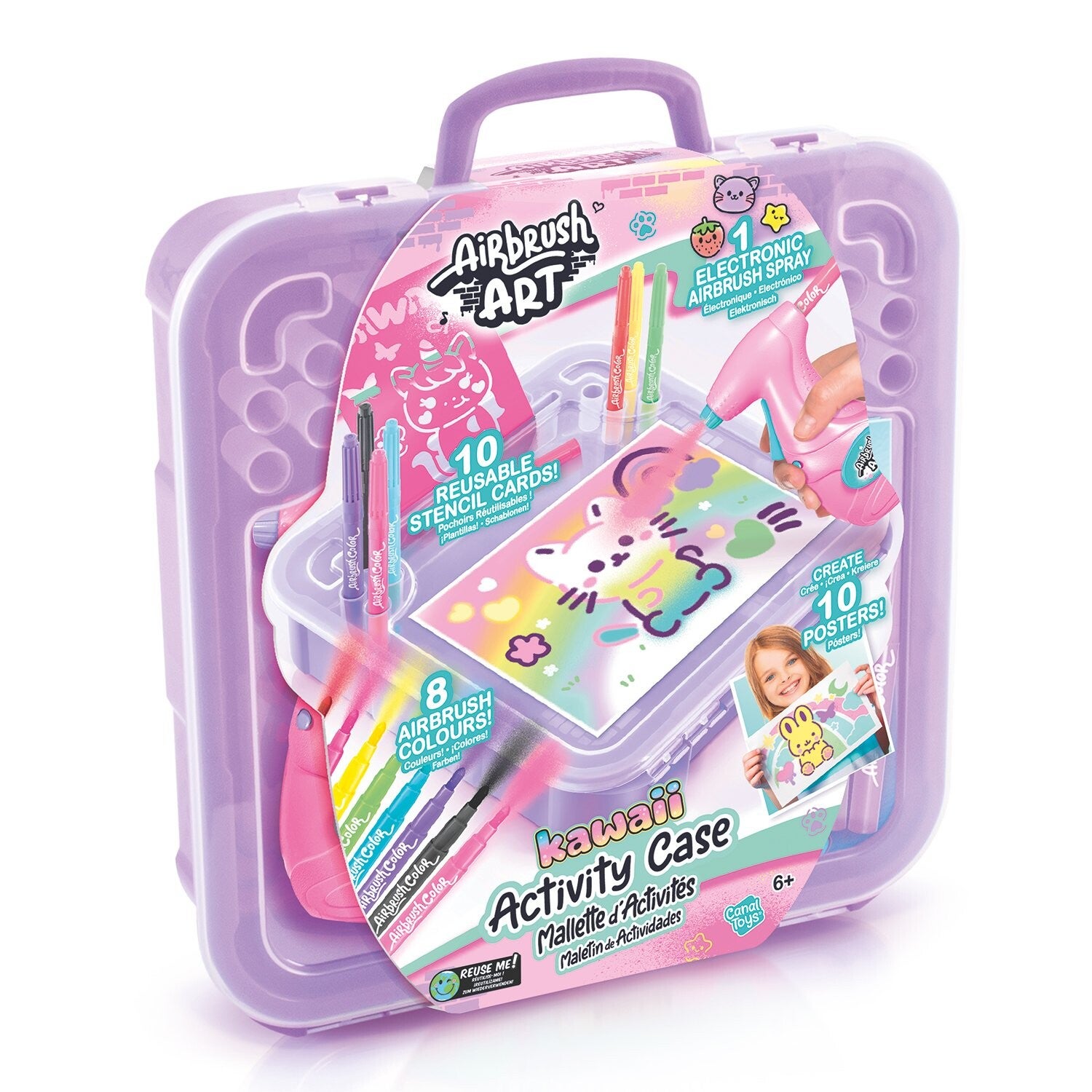 Airbrush Art Kawaii Aktivitetsväska