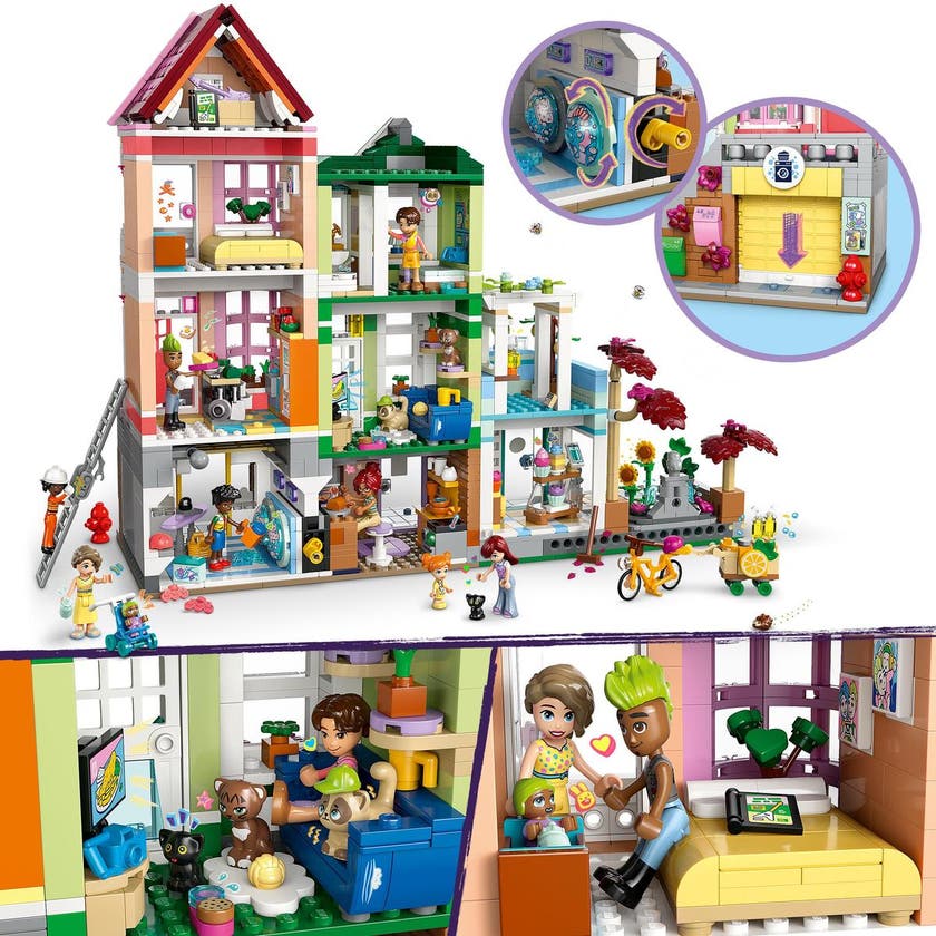 LEGO Friends 42670, Heartlake Citys lägenheter och butiker