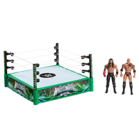 WWE Wrestling Ring med 2 actionfigurer
