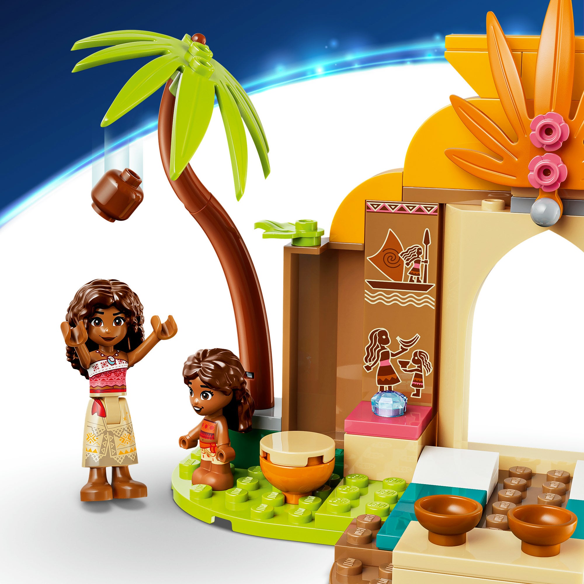 LEGO® │ Disney Vaiana Byhus & båt Byggleksak 43282