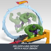 Hot Wheels Superstar Speeders Spider-Man & Hulken banset