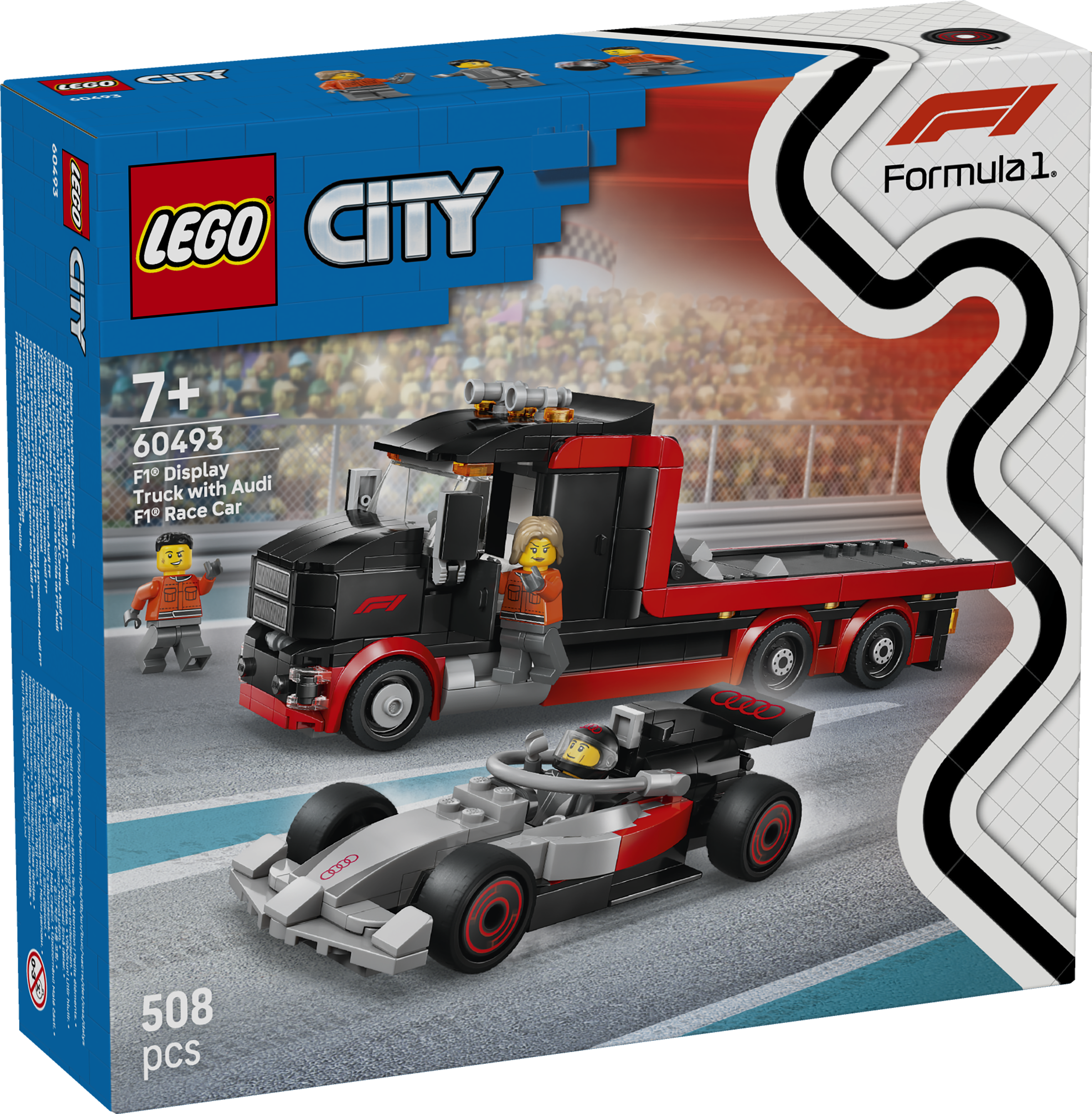 LEGO® City F1® uppvisningsbil med Audi F1® racerbil 60493