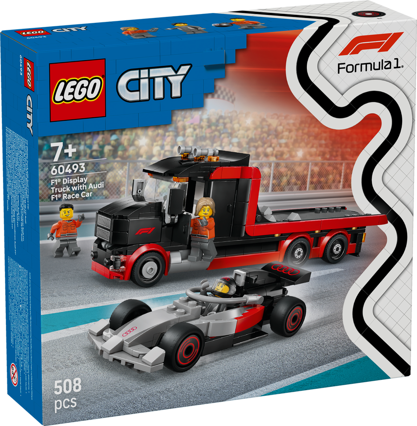 LEGO® City F1® uppvisningsbil med Audi F1® racerbil 60493