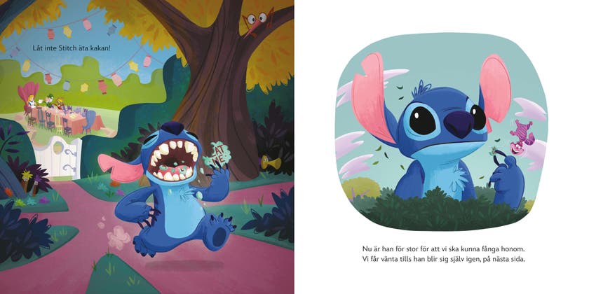 Stitch Kraschar Disney Barnbok