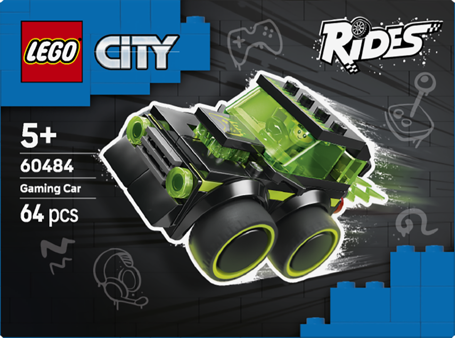 LEGO® City Fordon – spelracerbil – Modellbilsset 60484
