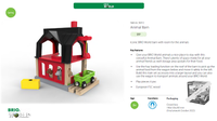 BRIO Tåg, Animal Barn