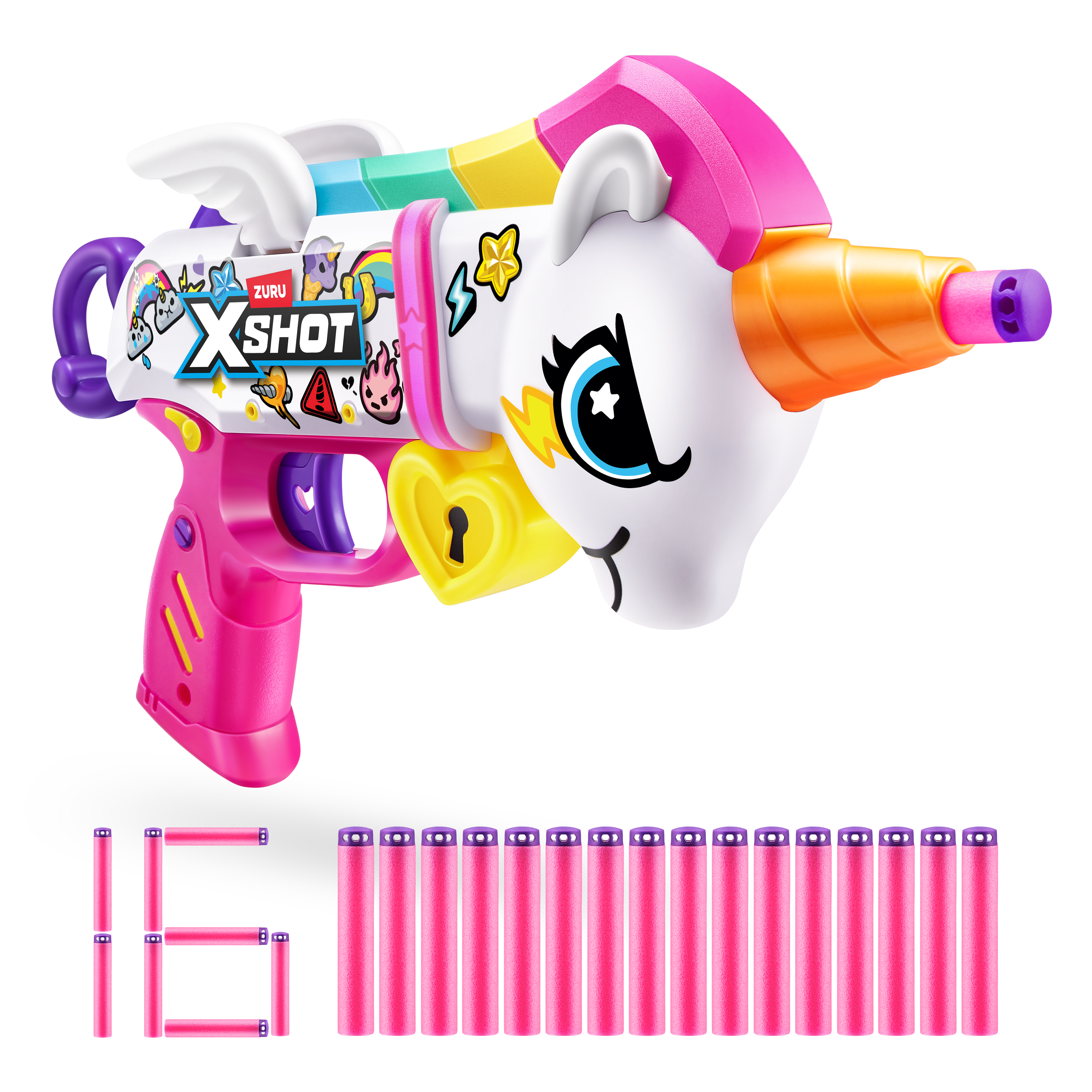XSHOT Blastercorn Unicorn Heartbreaker