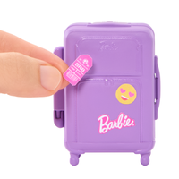 Barbie Malibu-docka med resväska och bagagekarusell