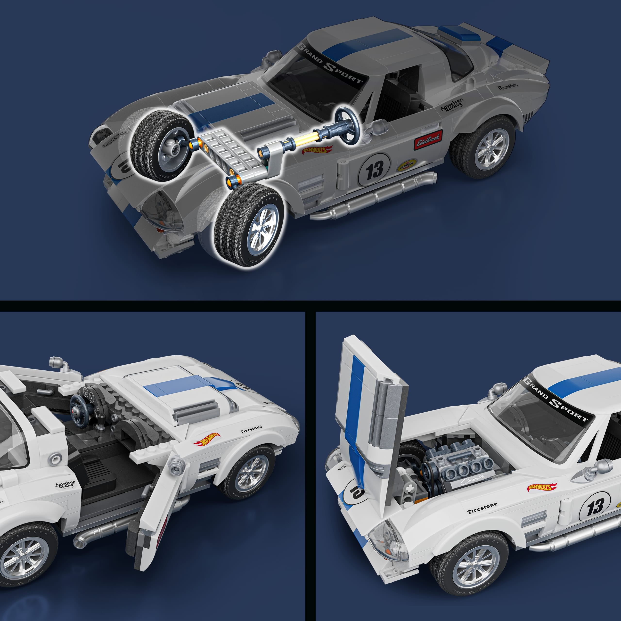 Mattel Brick Shop Elite Series Corvette