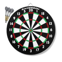 Gamesson Darttavla, papptavla, inkl. 2 set med 3 pilar