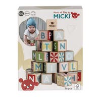 Micki bokstavsklossar 36 st