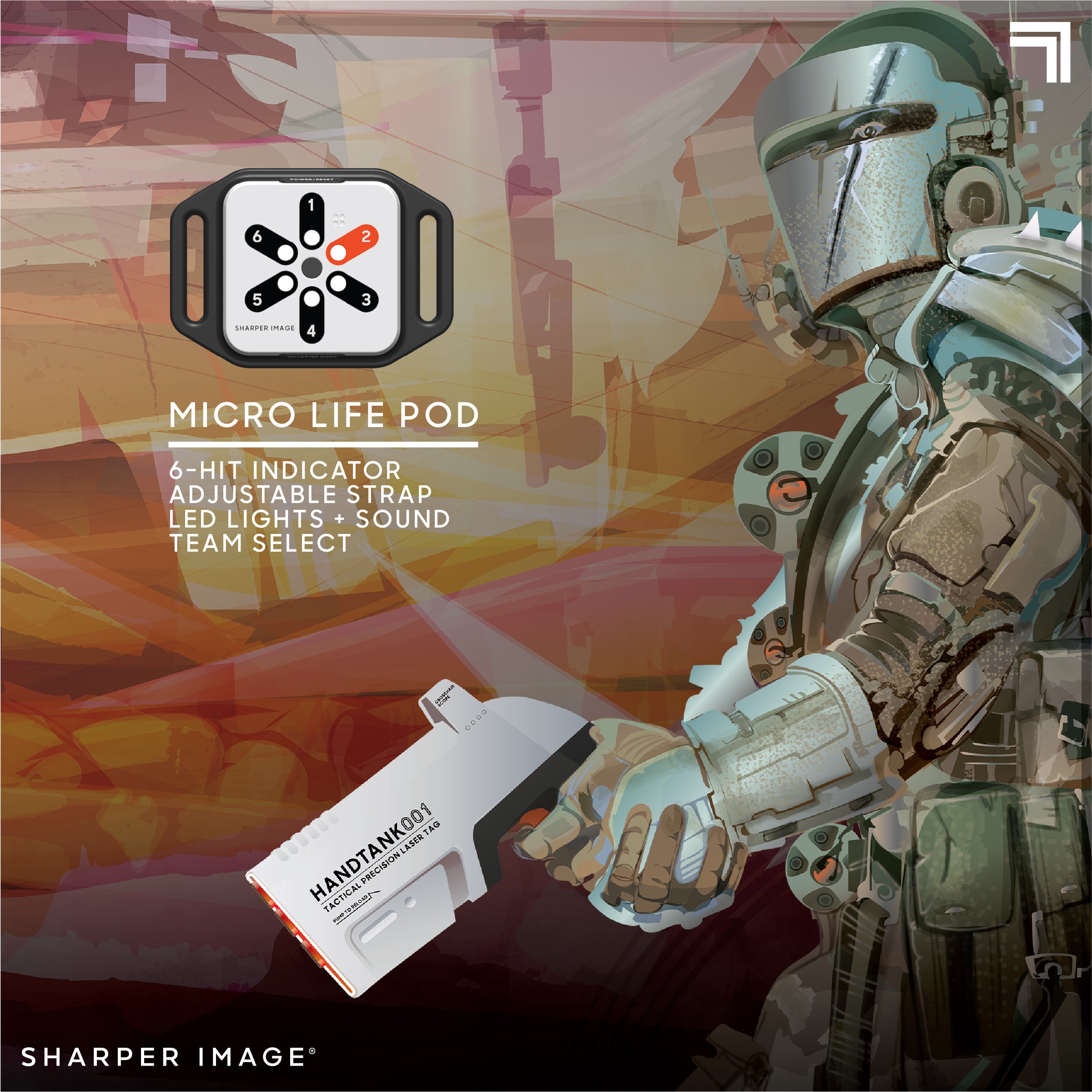 Sharper Image Laser Handtank Battle Pack