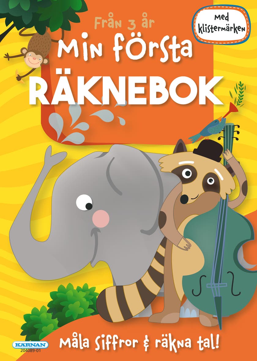 Min Första Räknebok Med Klistermärken
