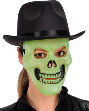 Skull mask green
