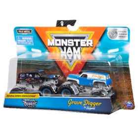 Monster Jam, 1:64 Metall 2-pack