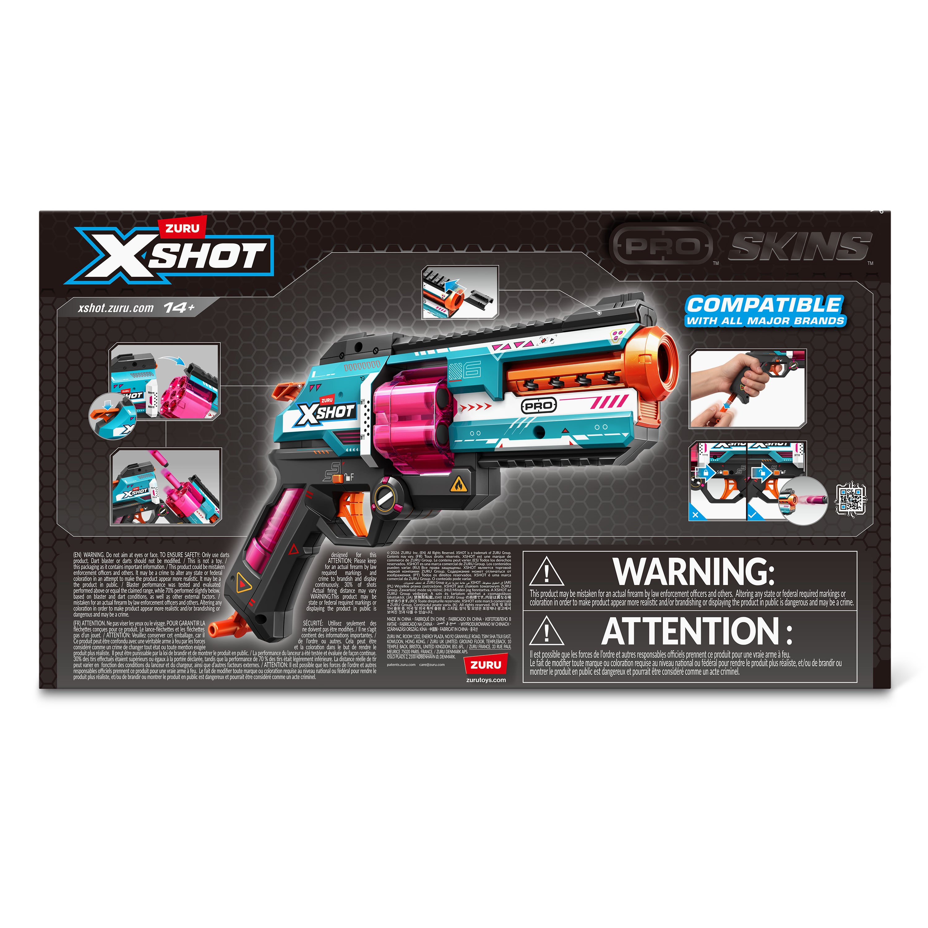 XSHOT SKINS Pro Series Break Barrel Blaster med 20 pilar