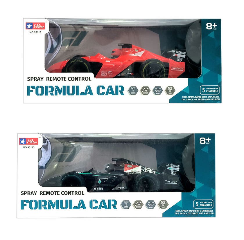 Rapid Speed - R/C Formula bil röd med ånga