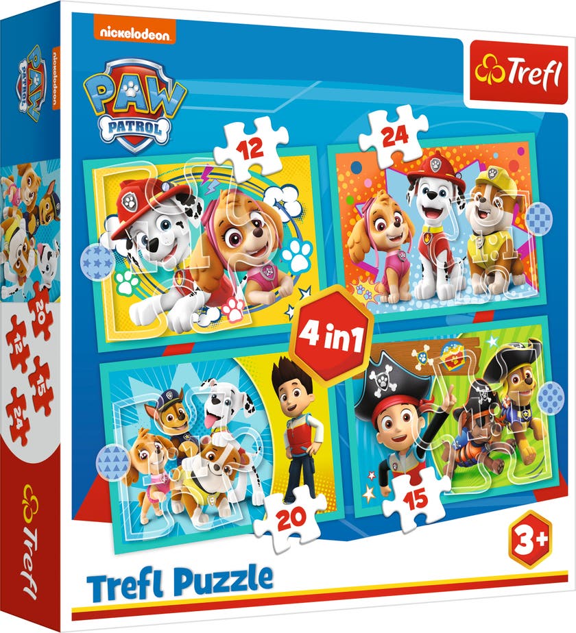 Trefl Paw Patrol pussel 4 i 1