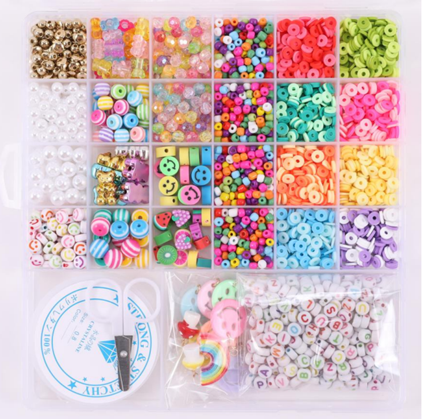 Pärlkit med tråd & sax