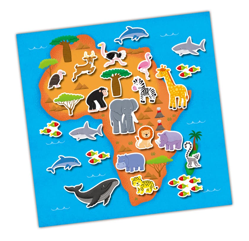 Stickerbok Kartor