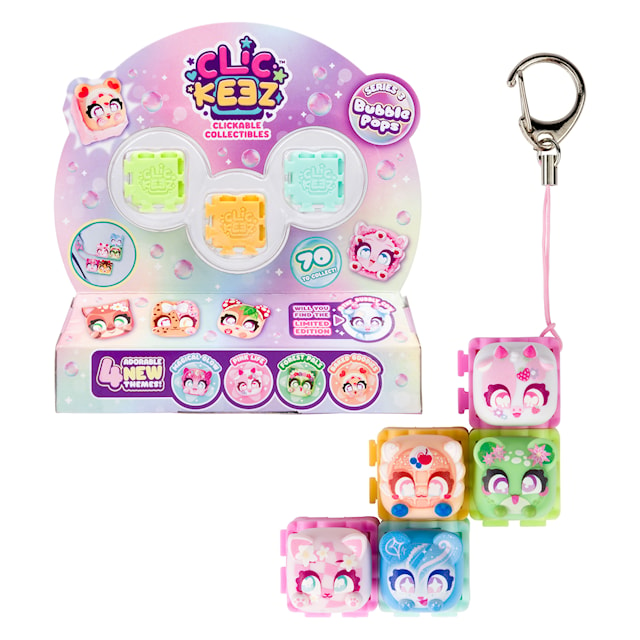 Clickeez Klickbar Fidget-Nyckelring 5 Figurer