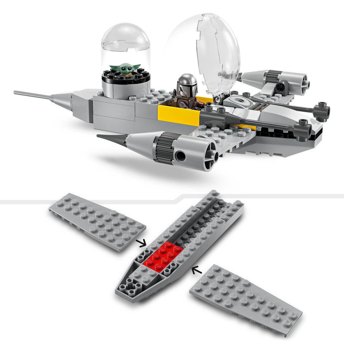 LEGO Star Wars TM 75410, Mando and Grogu's N-1 Starfighter™