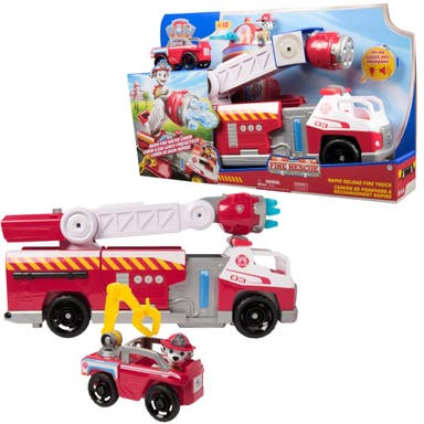 WEBBFYND Paw Patrol Fire Rescue Deluxe Firetruck