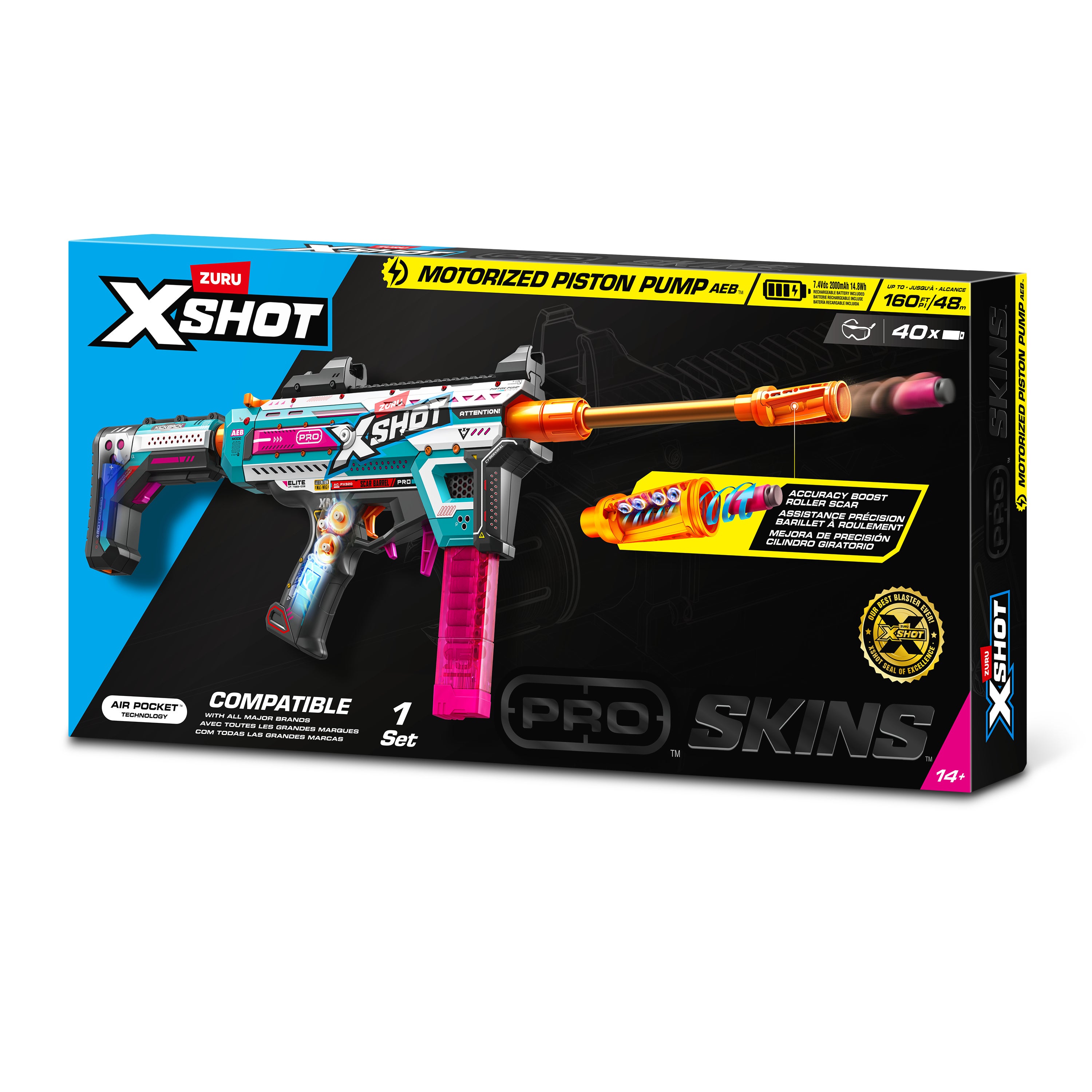 ZURU XSHOT Pro Motoriserad Pilblaster