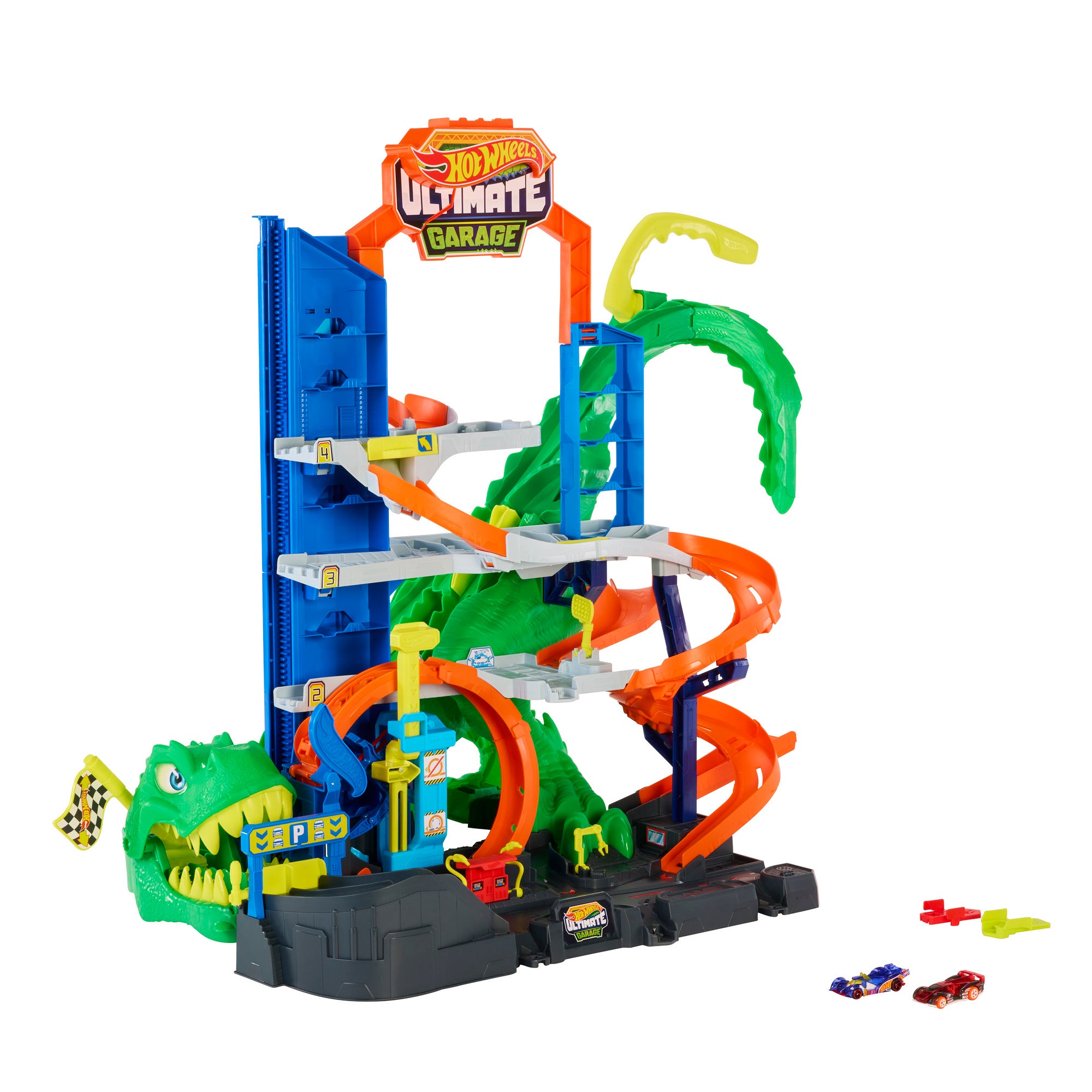 Hot Wheels City Ultimate T-Rex Garage