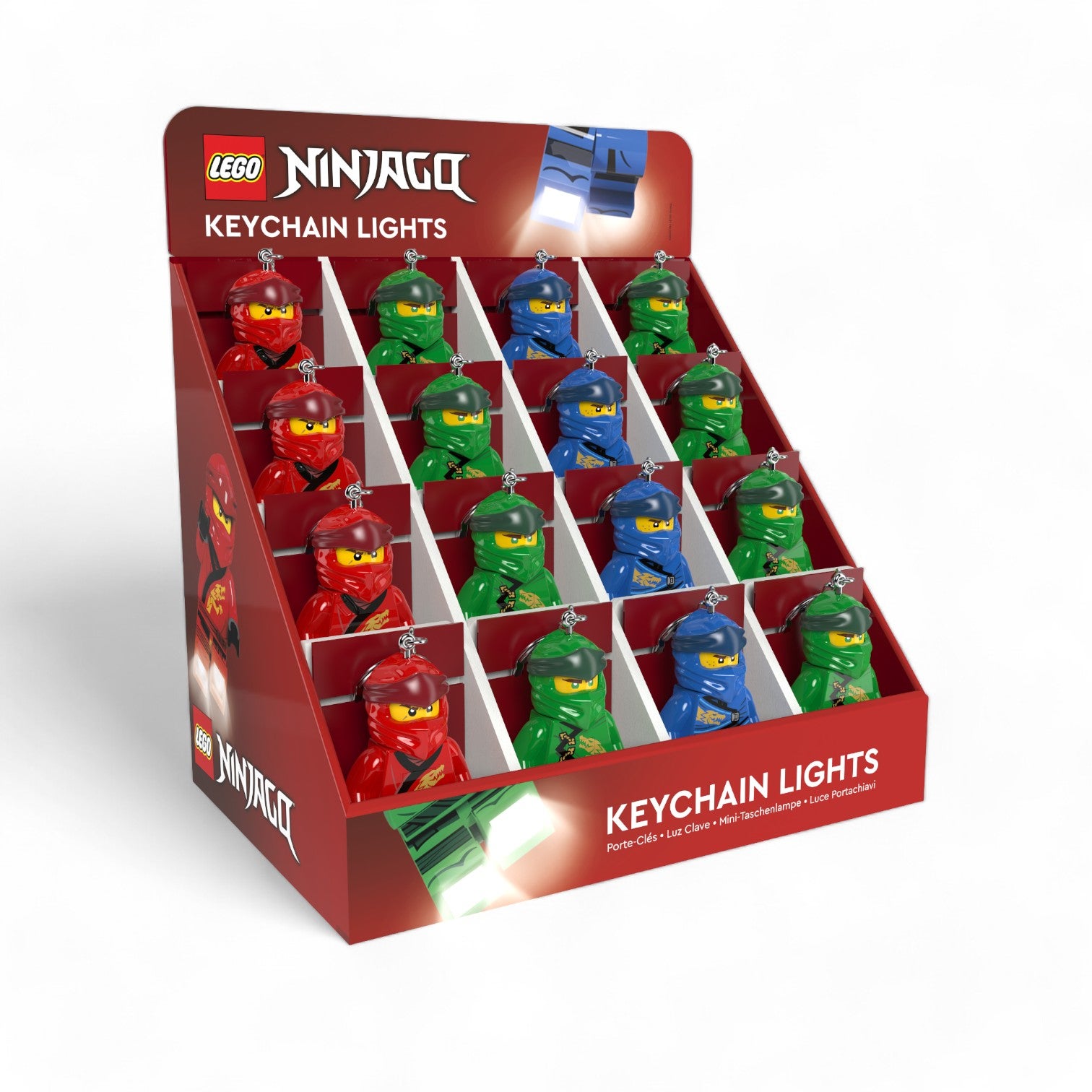 LEGO® Ninjago® Minifigurer Nyckelring med ljus