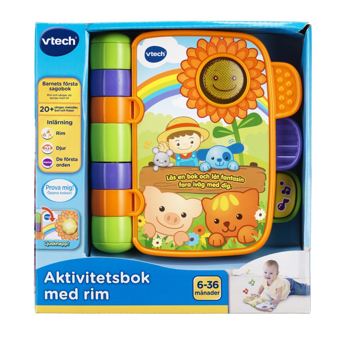 Vtech, Baby Aktivitetsbok med rim, SE