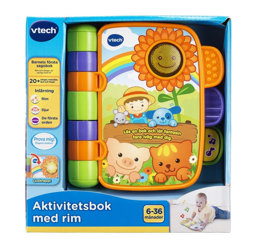 Vtech, Baby Aktivitetsbok med rim, SE