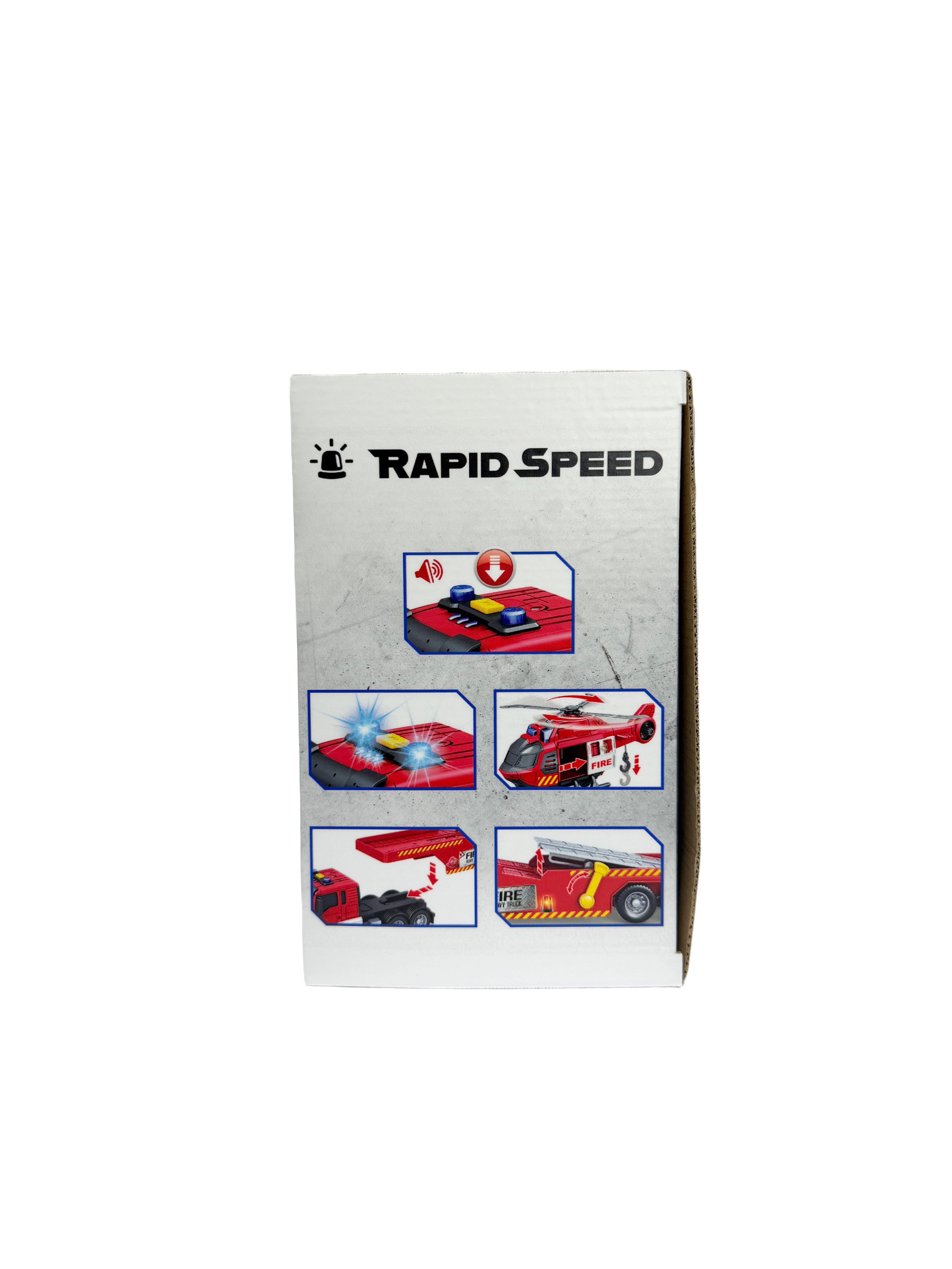 Rapid Speed Långtradare med brandfordon 1:14