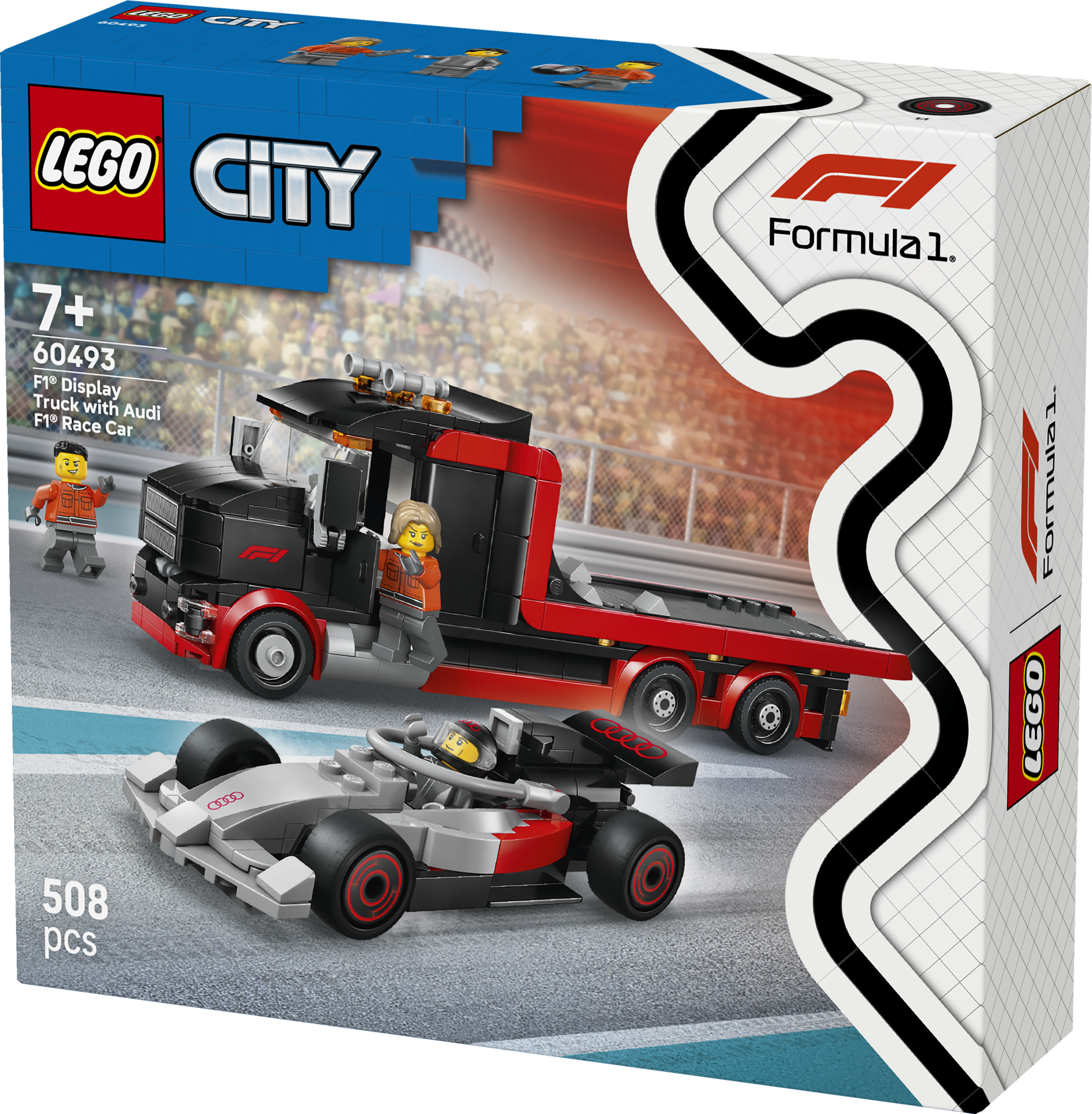 LEGO® City F1® uppvisningsbil med Audi F1® racerbil 60493