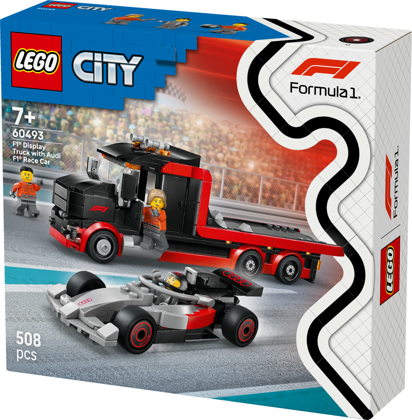 LEGO® City F1® uppvisningsbil med Audi F1® racerbil 60493