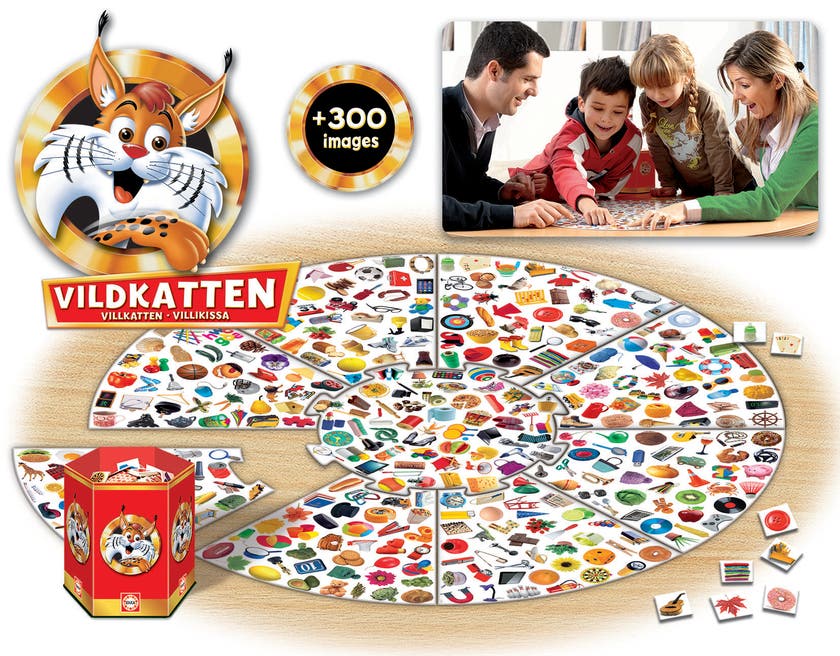 Vildkatten 300 – Observationsspel för 2–6 spelare – Educa