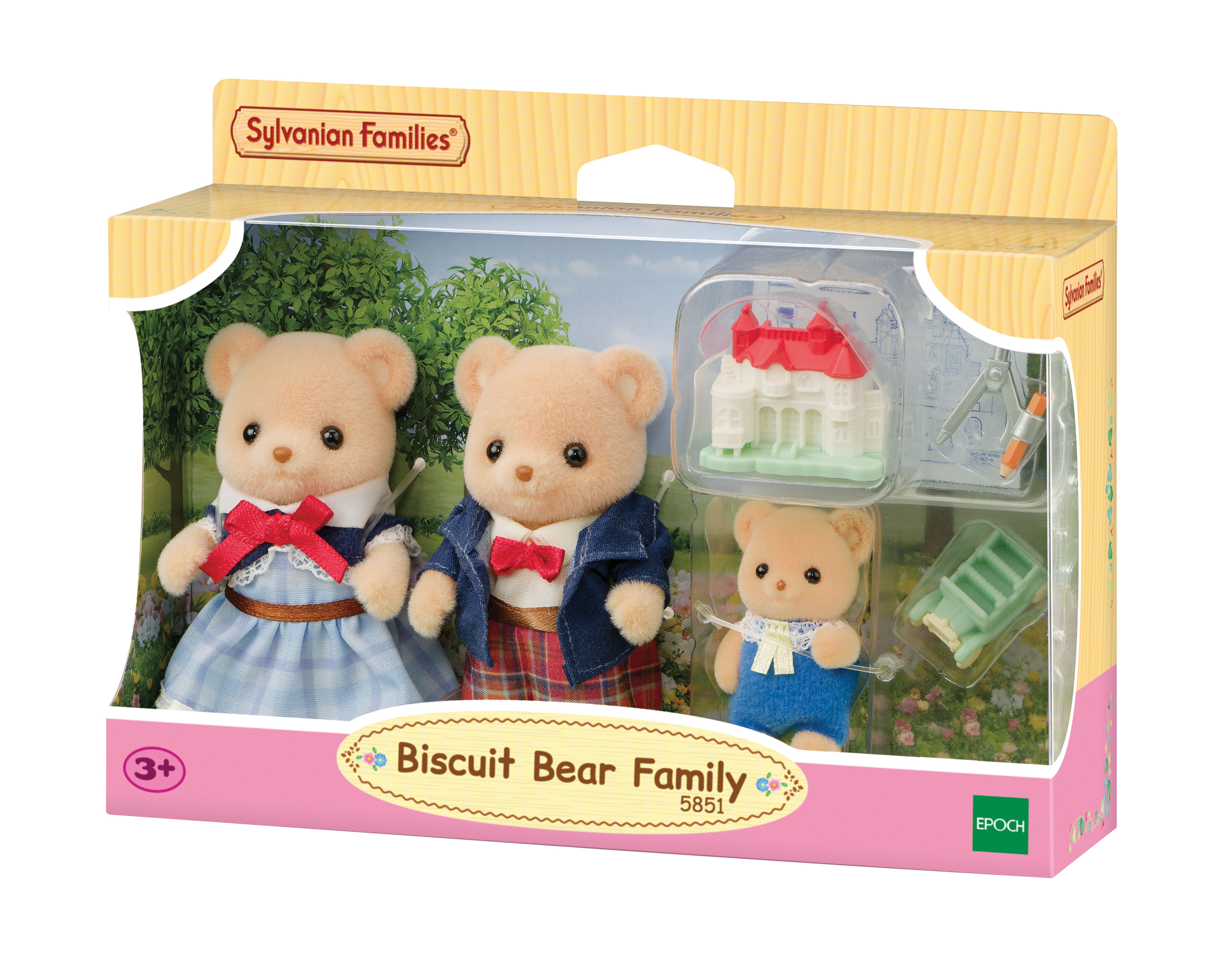 Sylvanian Families - Biscuit Bear Family
