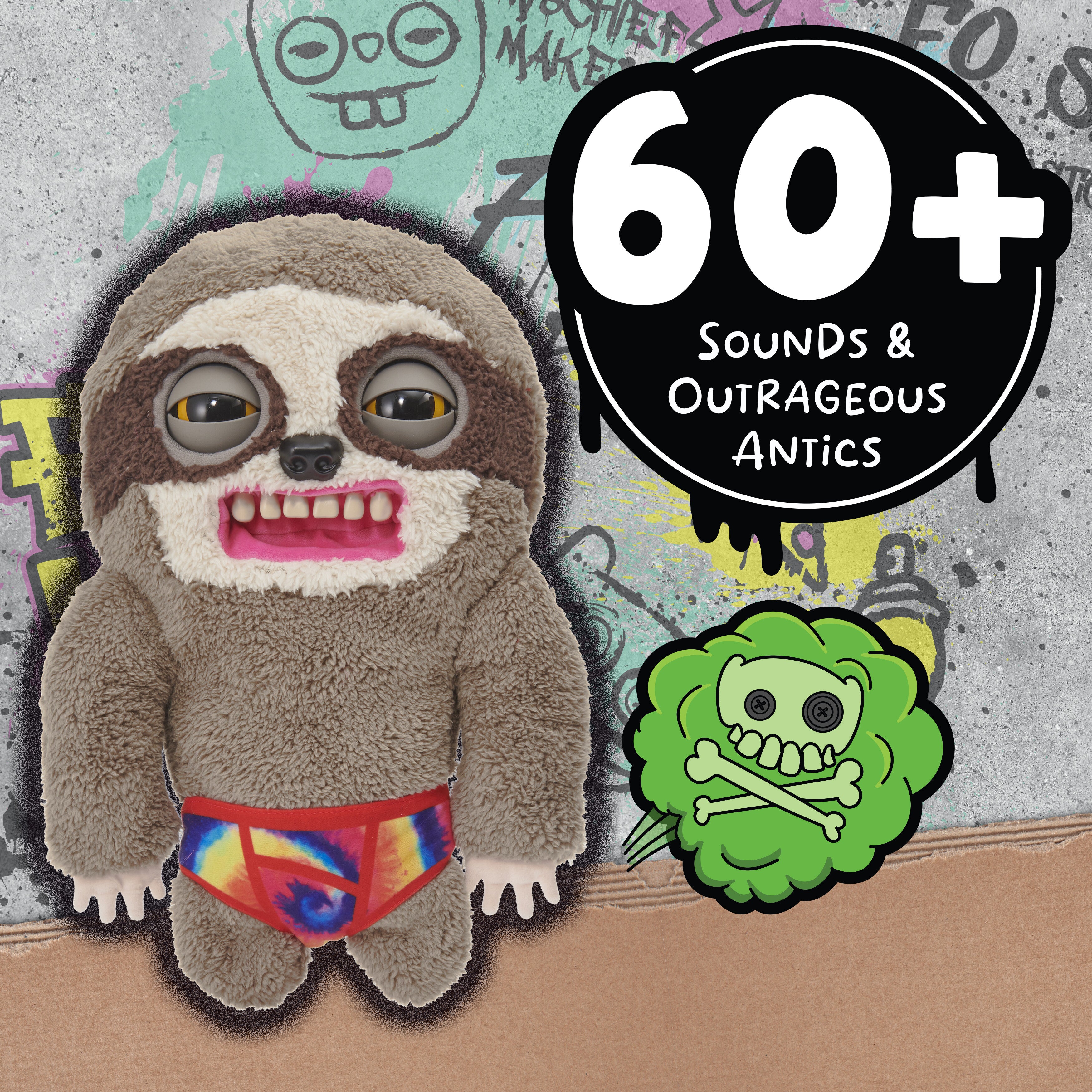 Fugglers Sickening Sloth Deluxe Puppetronic
