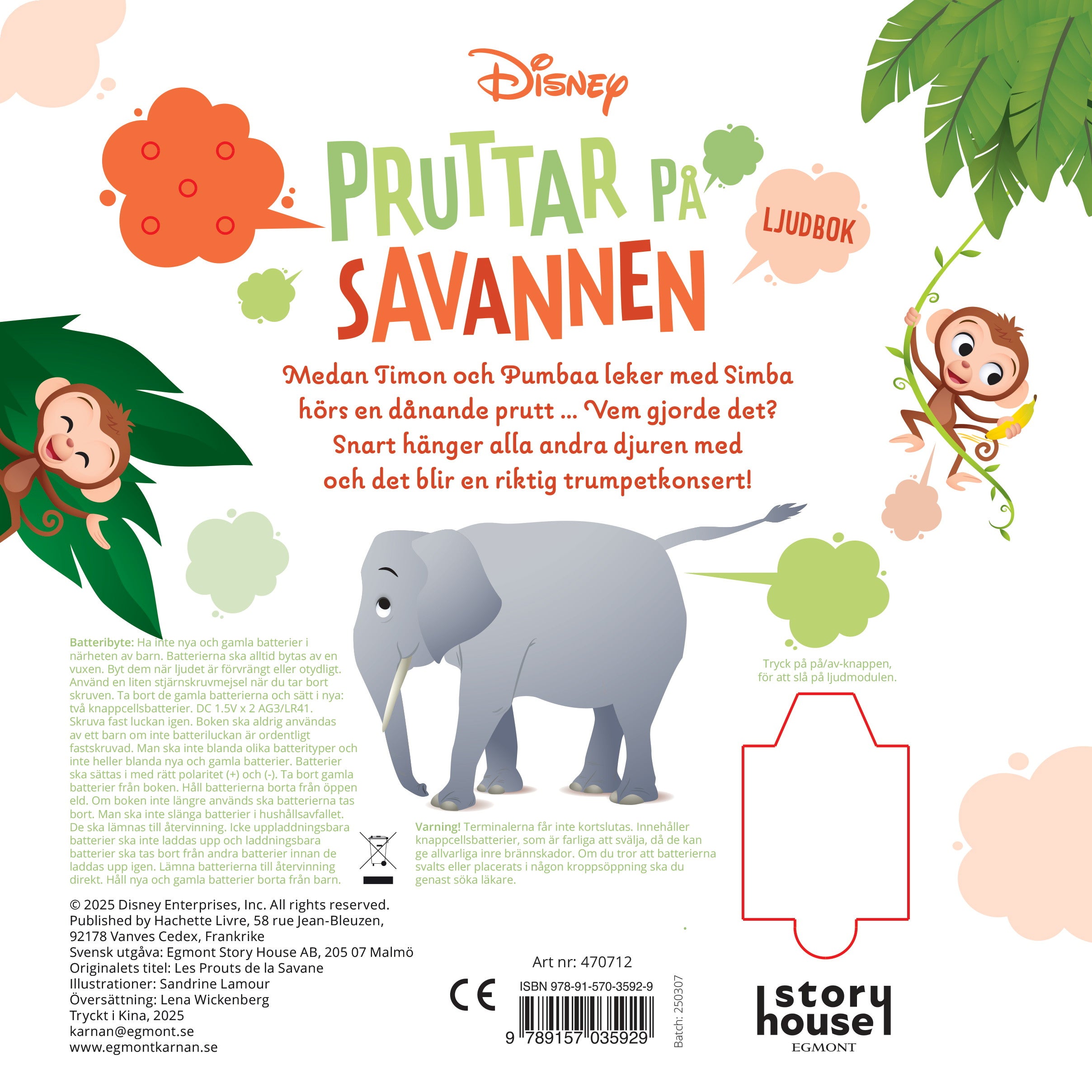 Pruttar på savannen Ljudbok
