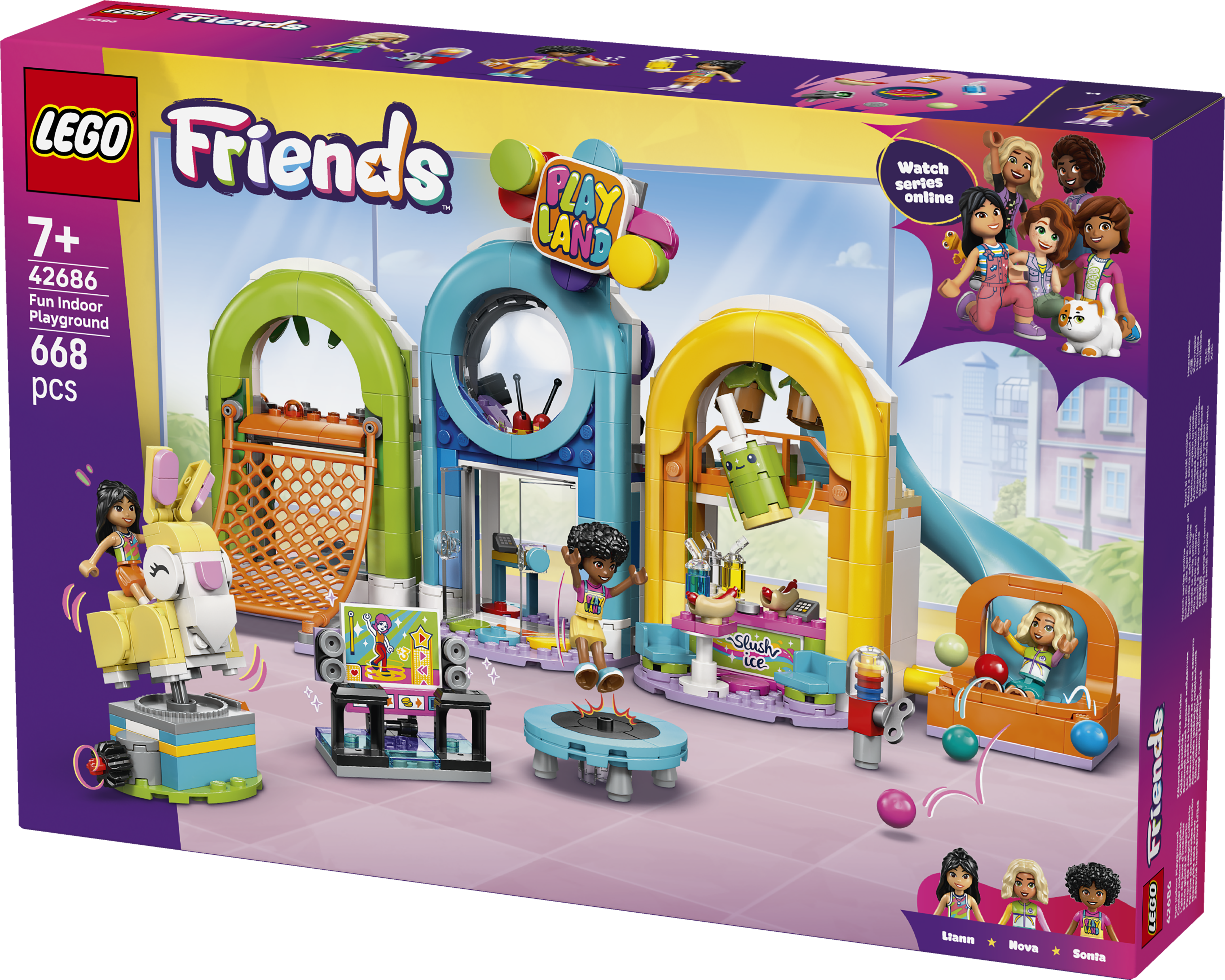 LEGO® Friends Rolig inomhuslekplats Set för låtsaslekar 42686