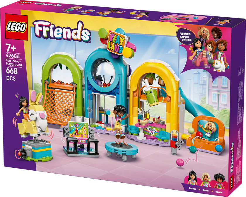 LEGO® Friends Rolig inomhuslekplats Set för låtsaslekar 42686