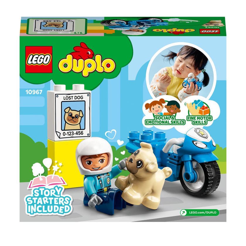 LEGO DUPLO Town 10967, Polismotorcykel