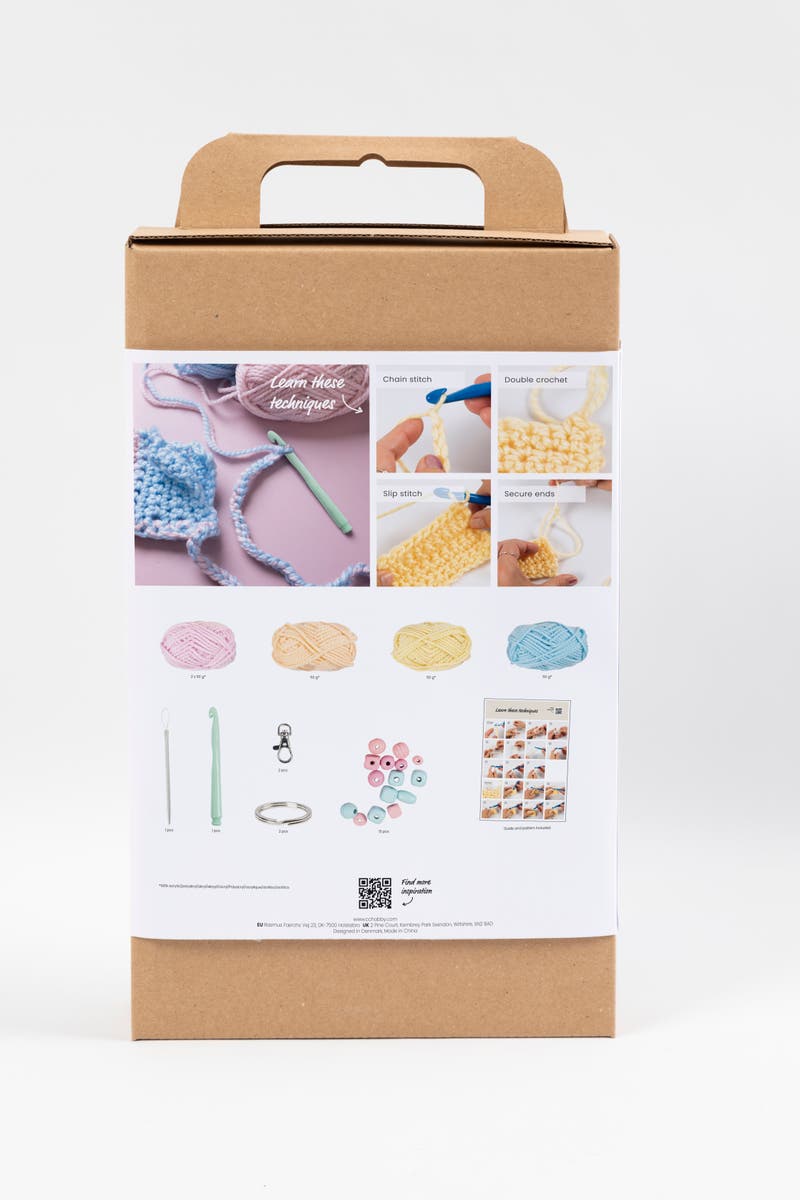 Start Diy Kit Virkning, Mixade Färger, Väskor