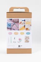 Start Diy Kit Virkning, Mixade Färger, Väskor