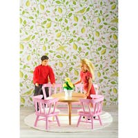 Lundby, Rosa köksmöbler