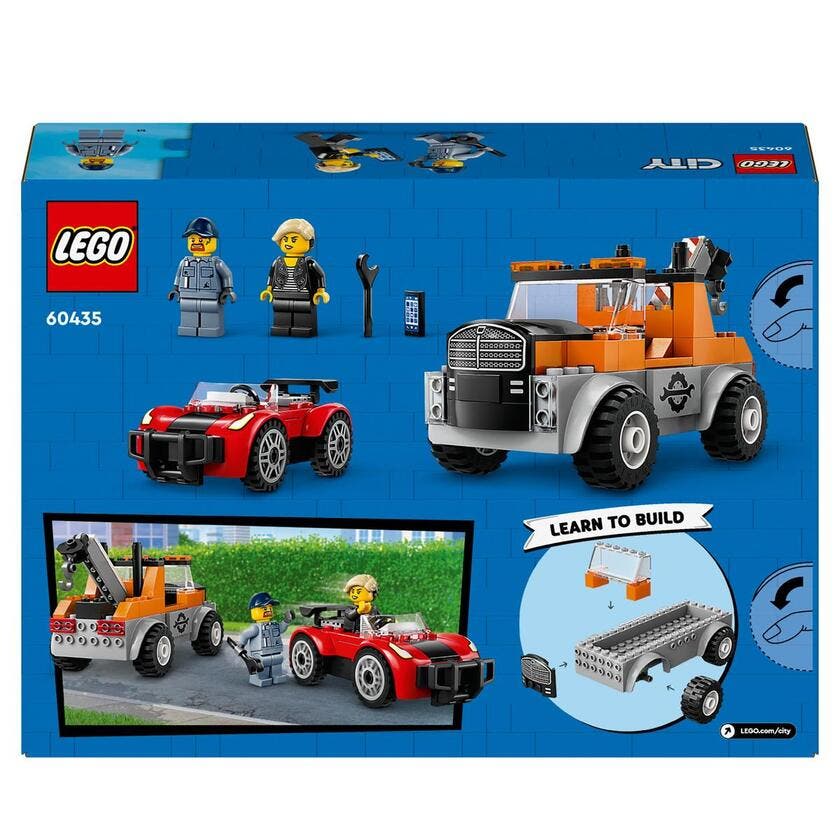 LEGO City 60435, Bärgningsbil och sportbilsreparation