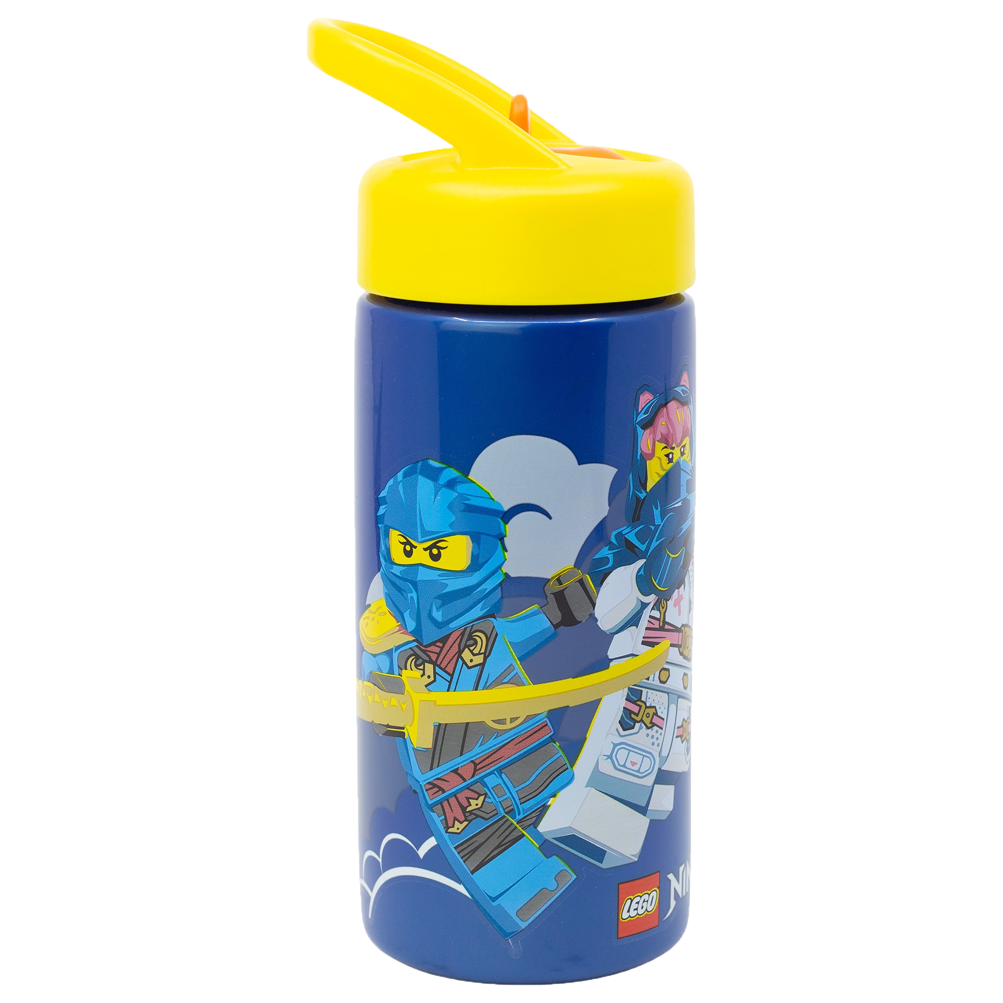 LEGO NINJAGO, Vattenflaska med sugrör, 420ml